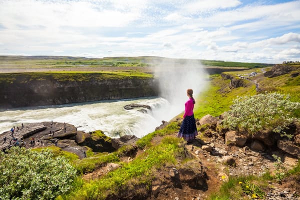 La historia de Sigríður Tomasdóttir, la mujer que salvó la catarata de Gullfoss en Islandia