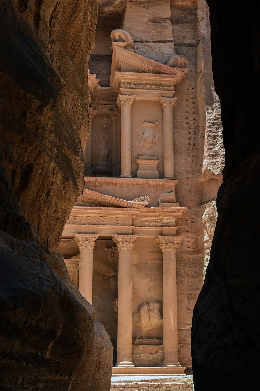 Desfiladero del Siq en Petra