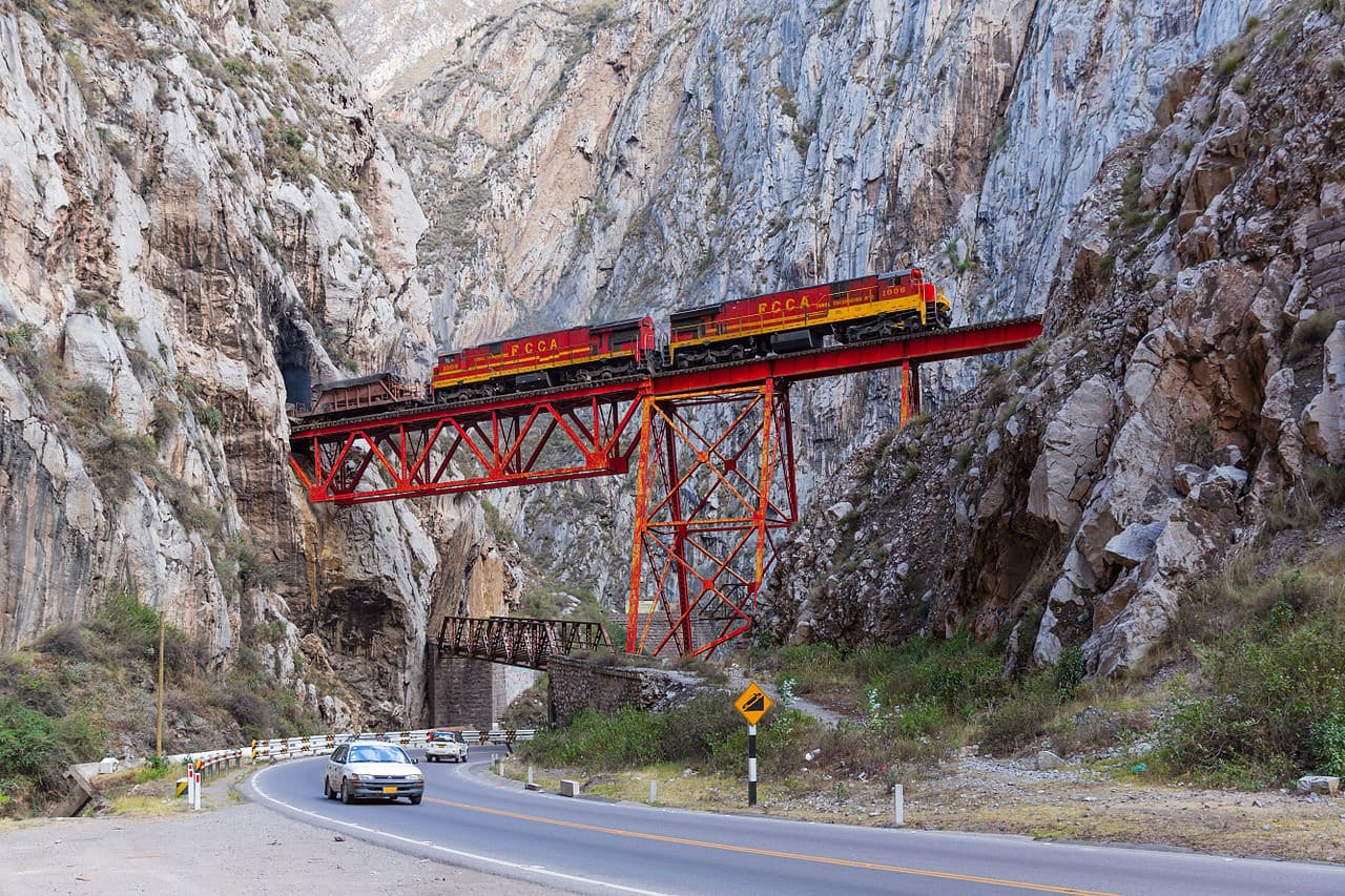 Ferrocarril Central Andino (FCCA), Perú