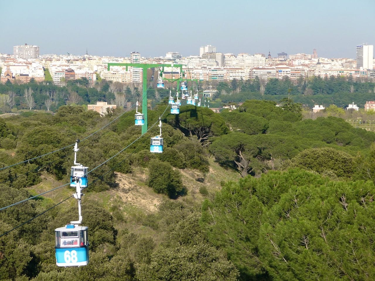 Estos son los seis mejores miradores de Madrid - Teleférico