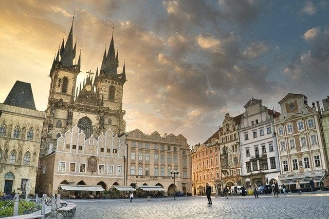 Plaza de la Ciudad Vieja en Praga