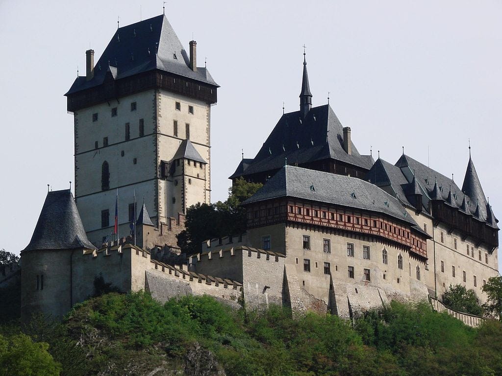 Castillo de Karlštejn.