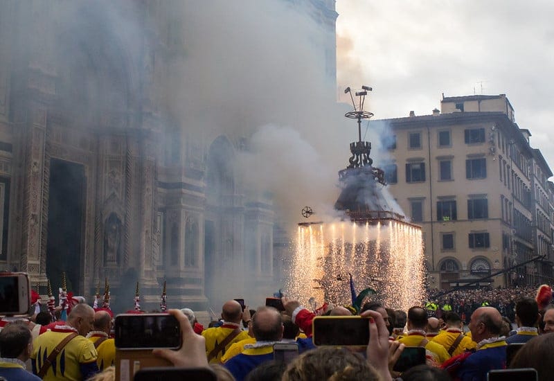 Scoppio del Carro, Florencia.