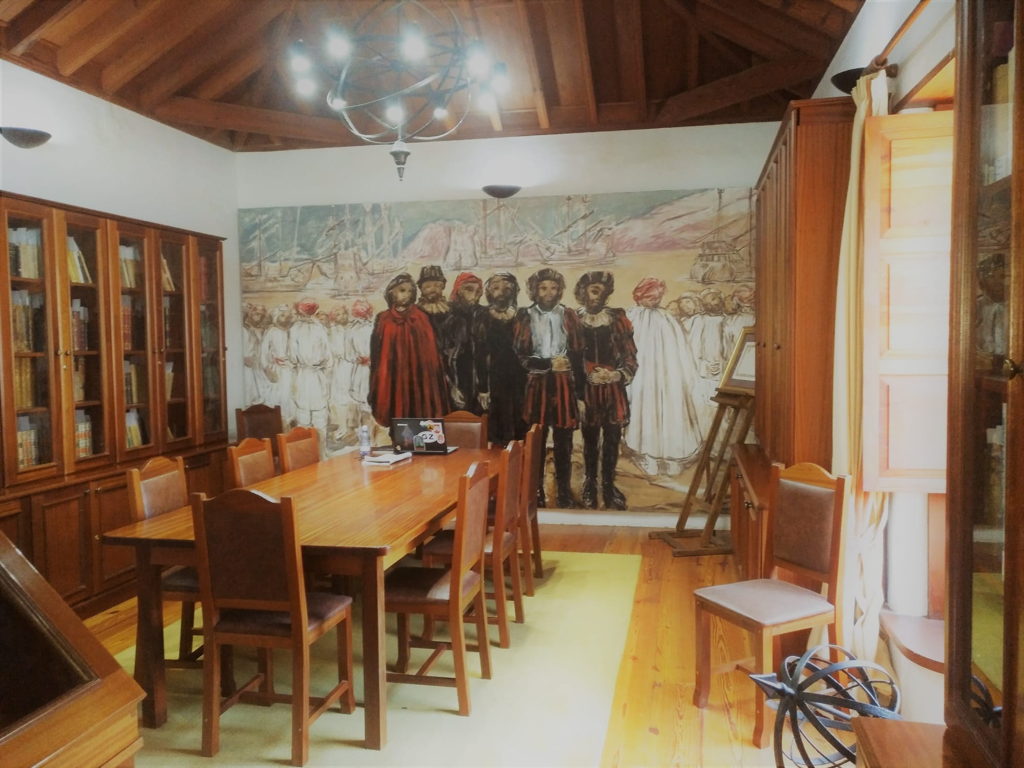 Sala Magallanes en la biblioteca municipal de Granadilla de Abona