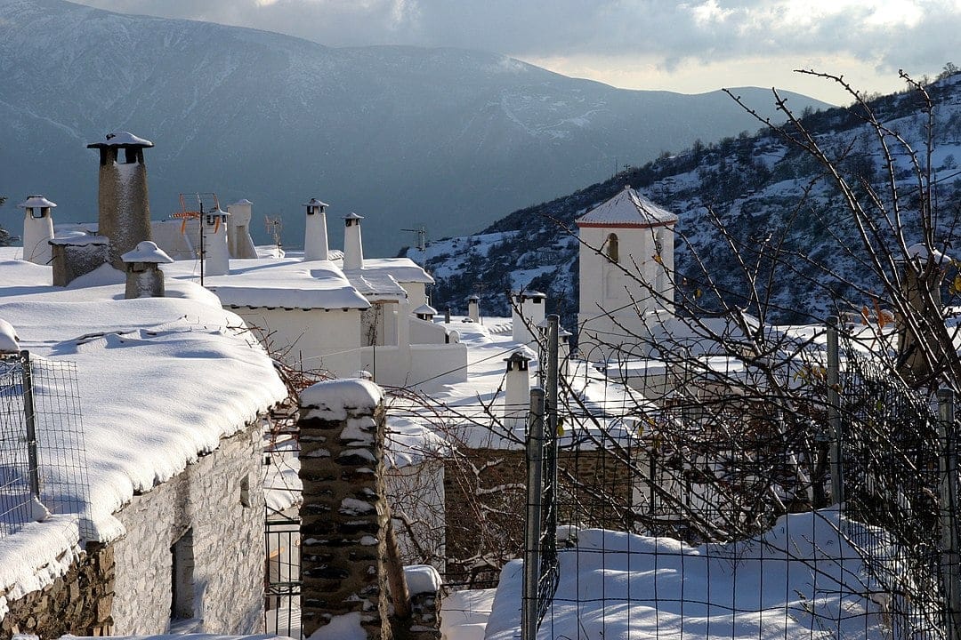 Pueblos nevados en Granada: Capileira