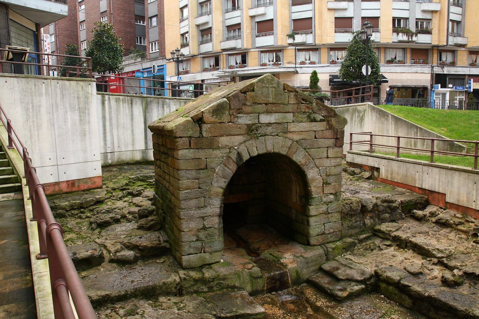 Fuente de Foncalada en Oviedo