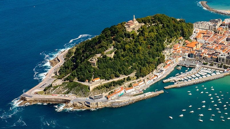 Parque del monte Urgull (San Sebastián)