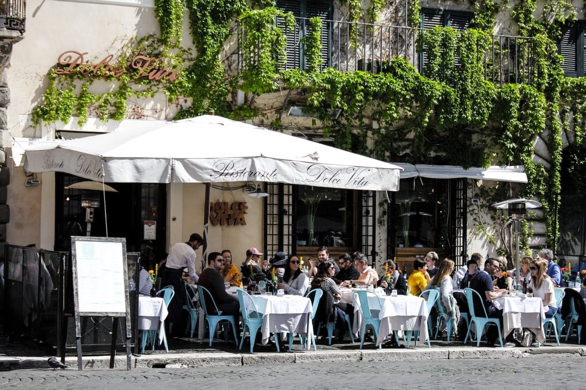 Restaurante en Roma