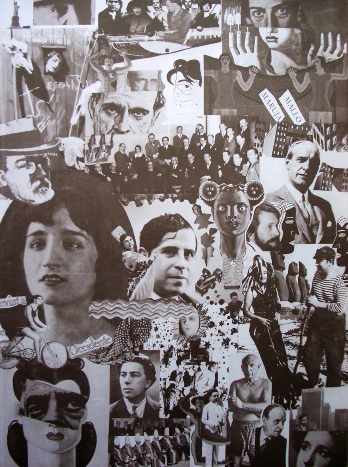 Collage de Maruja Mallo para la Revista de Occidente - Fuente: Arts Libris