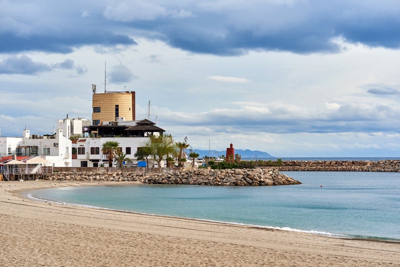 Playa de Aguadulce en Roquetas del Mar